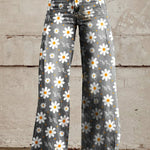 European And American Plus Size Women's Denim Casual Pants 