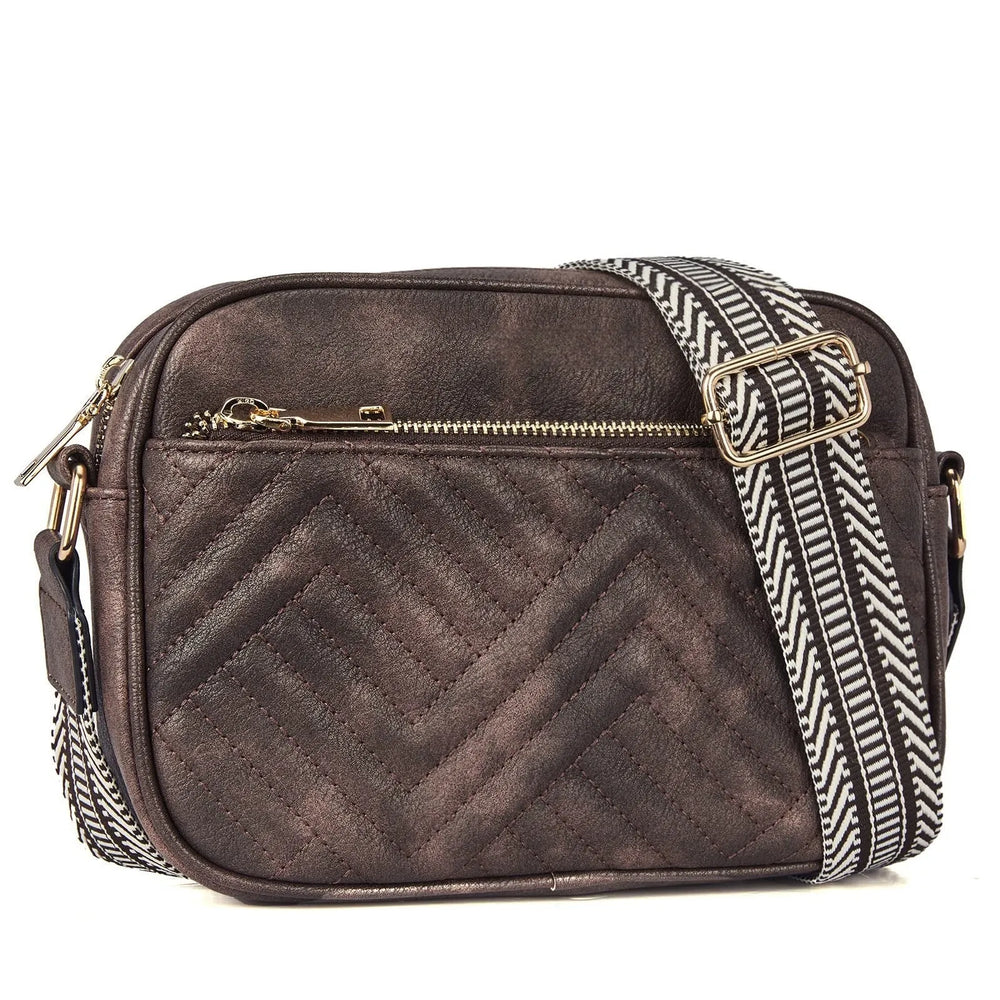 Daily Matching PU Leather Business Commute Zipper Crossbody Bags for women - EX-STOCK CANADA