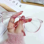 Large Frame Anti-blue Light Glasses Frame Myopia Finished Flat Frame