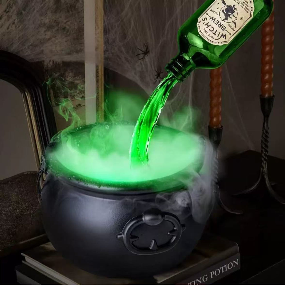 Halloween Black Wizard Bowl Magic Float Bottle And Diffuser Indoor Home Bar Magic Party Horror Ghost Props Halloween Decoration EX-STOCK