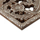 Distressed Carved Wood 2-piece Wall Decor Set EX-STOCK