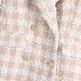 Elegant Luxury Lapel Long Sleeved Double Breasted Check tweed Blazer Women - EX-STOCK CANADA