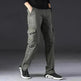 Overalls Men's Outdoor Casual Trousers Pure Cotton Straight Loose Multi-pocket Cargo Pant - EX-STOCK CANADA