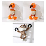 Pet Toy Donkey Shape Corduroy Chew Toy For Dogs Puppy Squeaker Squeaky Plush Bone Molar Dog Toy Pet Training Dog EX-STOCK Canada 