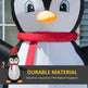 Inflatable Penguin Holding Candy Cane LED Lights Outdoor Decoration EX-STOCK Canada 