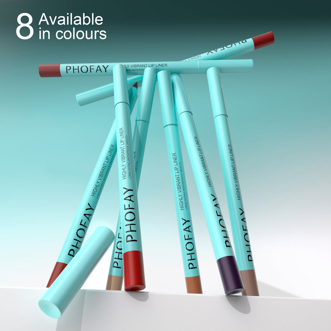 Lip Liner Set with Precision Tip – Long-Lasting, Waterproof & Smudge-Proof (1PC, 2PC & 3PC Sets)