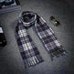 Handmade Autumn And Winter Velvet Fleece Plaid Scarf - EX-STOCK CANADA