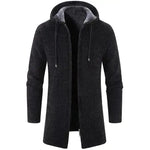 Plus Fleece Trend And Handsome All-match Cardigan For Men
