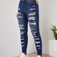 2025 Women's Ripped Tight Cropped Pants, New High Stretch Jeans, Fashionable And Versatile Street Style, Slim Fit Design, Women's Jeans And Clothing EX-STOCK Canada 