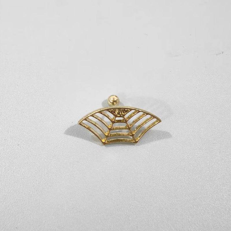 Spider Web Stud Earrings Personality Halloween Horror - EX-STOCK Canada