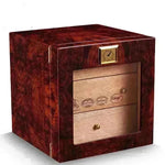Lacquer Luxury Transparent Cedar Wood Cigar Humidors Box - EX-STOCK CANADA
