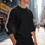 Casual Men's Loose Round Neck Sweater Thin EX-STOCK Canada 