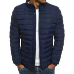 Otoño Invierno Investable a prueba de viento chaquetas longitudes para hombres algodón acolchado