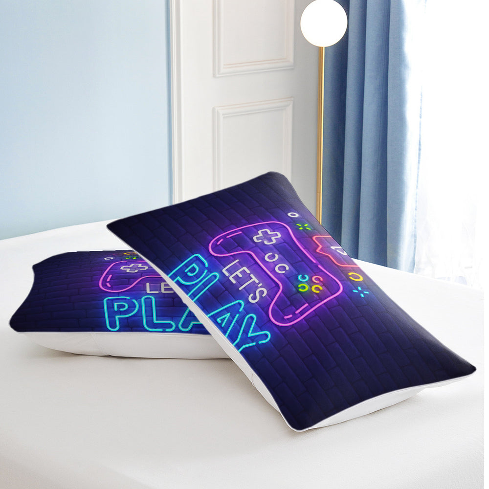 Gaming Duvet Cover Set Twin Full Queen King Size Video Game Controller Bedding Set, Boys Video Games Comforter Cover With 2 Pillow Shams, Bed Set For Boys Girls Bedroom Decor EX-STOCK Canada 