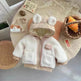 Children's Winter Jacket Korean-style Cute Bear Plus Velvet Cotton-padded Coat - EX-STOCK CANADA