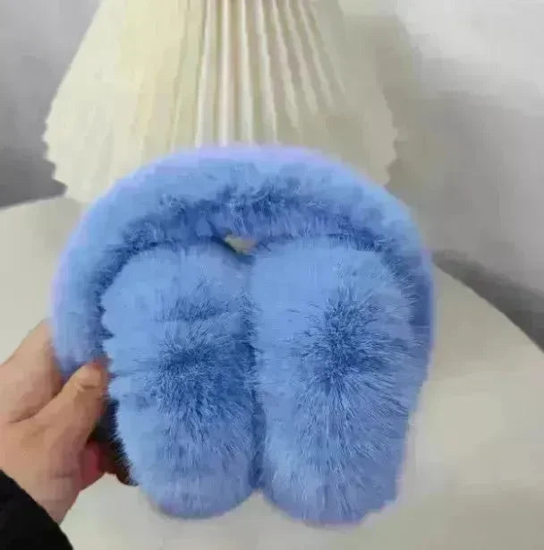 Girls' Winter Furry Fluffy Earmuffs - EX-STOCK CANADA