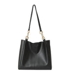 Two-piece Set Large Capacity Leather Totes shoulder Work Commuter Bag - EX-STOCK CANADA