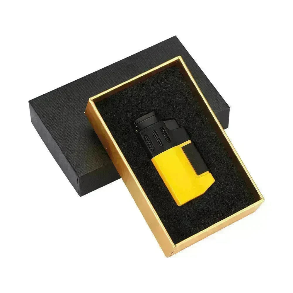 Portable Metal Windproof Cigar Lighter with Cigar Hole Punch - EX-STOCK CANADA