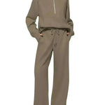 Plain Women  Matching Casual Winter Tracksuit set joggers and hoodie set for women - EX-STOCK CANADA