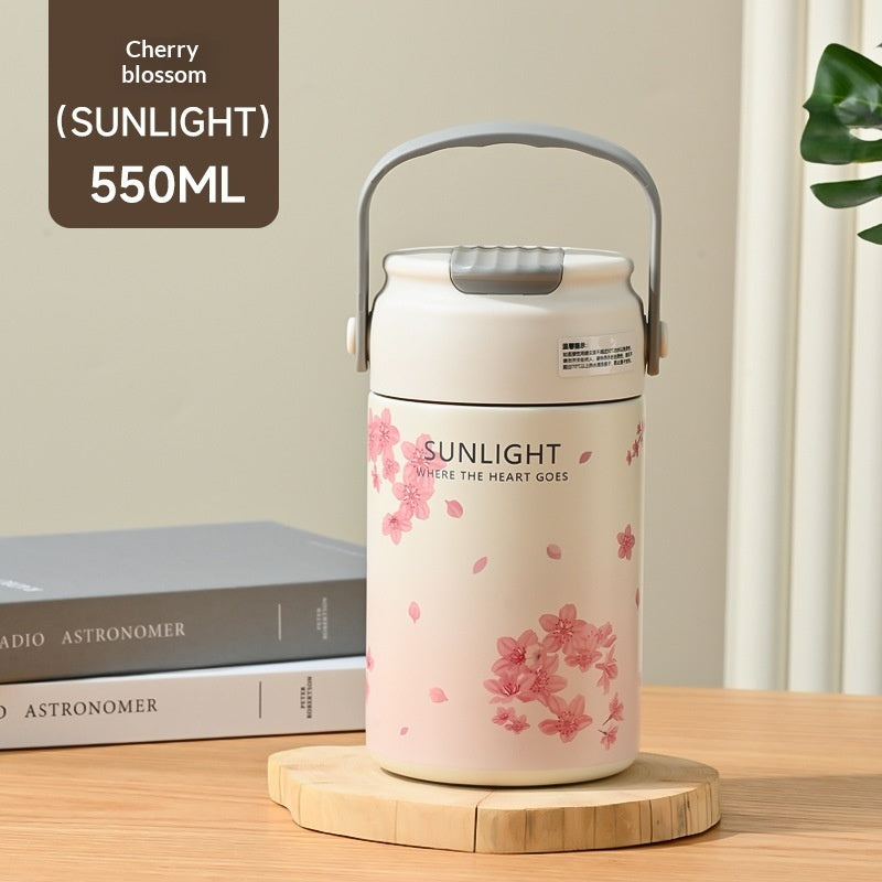 316 Stainless Steel Insulated Thermos Bottle for Students – Floral Designs | 550ml 2