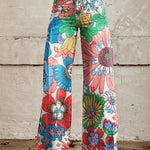 Plus-size Womens Casual Pants Lightweight Denim-look 