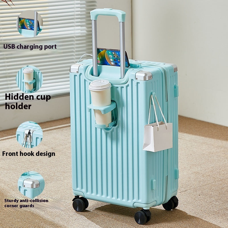 Multifunktionaler tragbarer Passwort-Schloss-Reißverschluss-Koffer | EX-STOCK Canada 