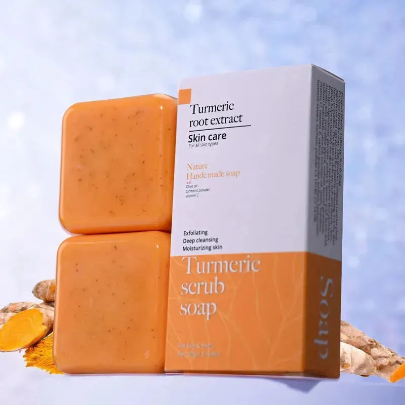 Curcuma Frosted Handmade Cleansing Bath Turmeric Soap