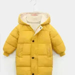 Children Winter Puffer Hoodie Windproof Jacket kids