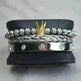 Crown Twist Woven Mesh With Diamond Digital Bracelet Set - EX-STOCK CANADA