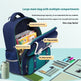 Student Schoolbag Spine Protection Burden Alleviation Backpack Water Repellent EX-STOCK