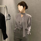 High-end Anti-wrinkle Acetate Satin pleated Blouse Shirt For Women - EX-STOCK CANADA