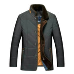 Thick  warm Quilted Padded Cotton Winter Jacket for Men - EX-STOCK CANADA