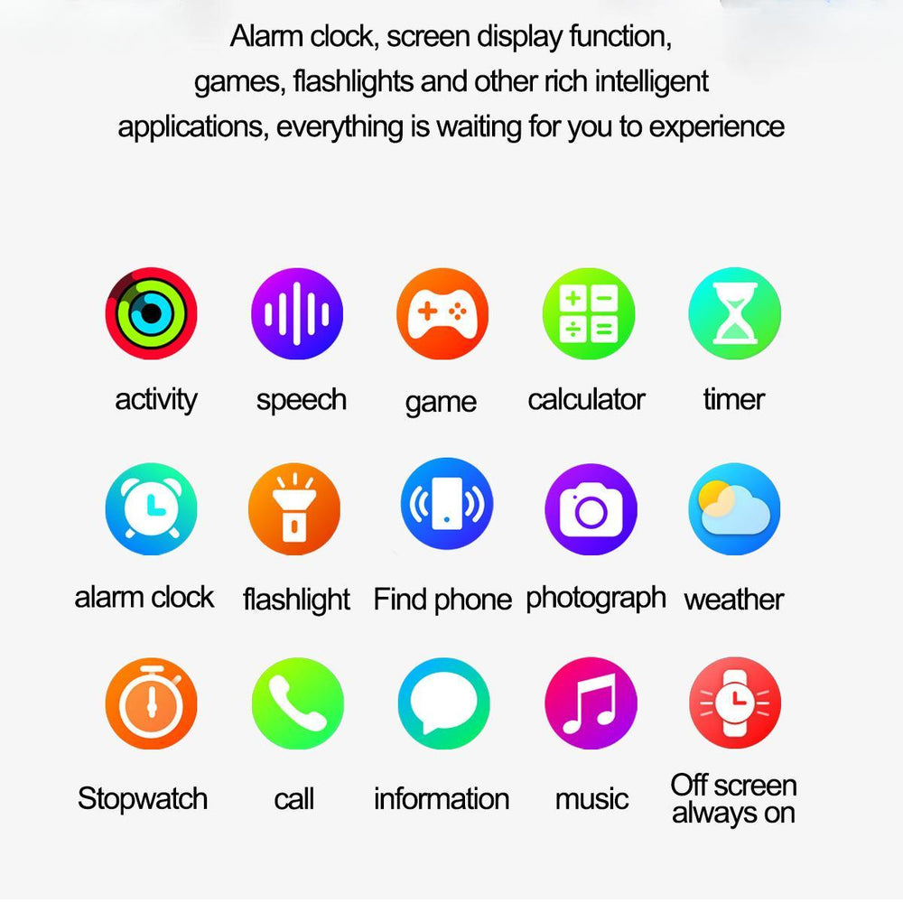 Smart Watch Women Men 2.0 Display - Waterproof Fitness Tracker With Bluetooth Call Answer, 24 -7 Heart Rate Sleep Monitor, Pedometer Fashion Gift For Her | EX-STOCK Canada 