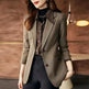 Fashion Personality Woolen Business Formal Blazer jacket Women - EX-STOCK CANADA