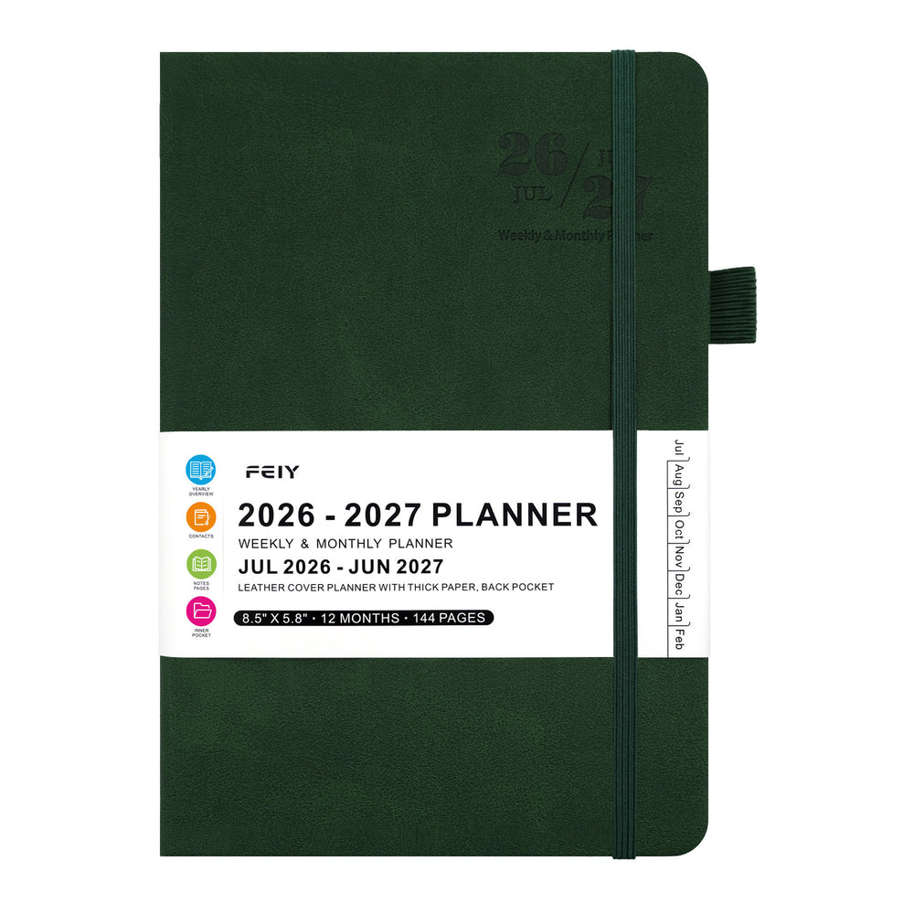2026-2027 English Weekly Planner Notebook 