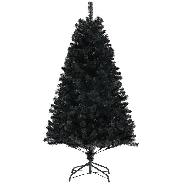 6ft Artificial Christmas Trees With Auto Open And Steel Base, Black EX-STOCK Canada 