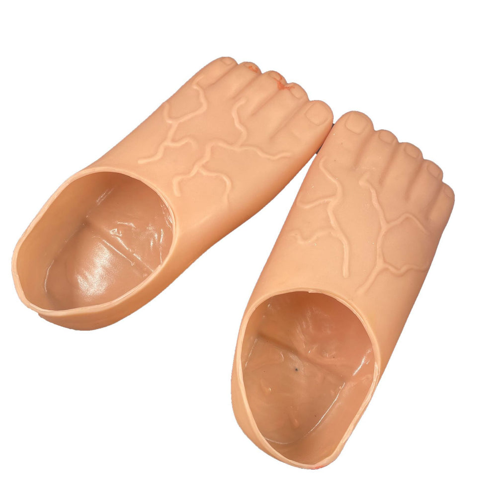 Adult Bigfoot Costume Shoes – Skin Tone, Free Size