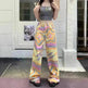 Real Shot American Retro High Street Graffiti XINGX Rendering Baggy Jeans Pant For Women - EX-STOCK CANADA