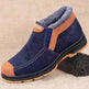Men's Traditional Cotton Shoes Warm With Velvet Winter Boot - EX-STOCK CANADA