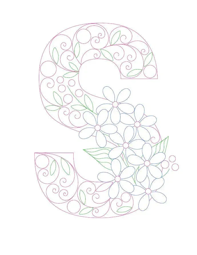 Paper Filigree Painting Kit - Letters - EX-STOCK CANADA