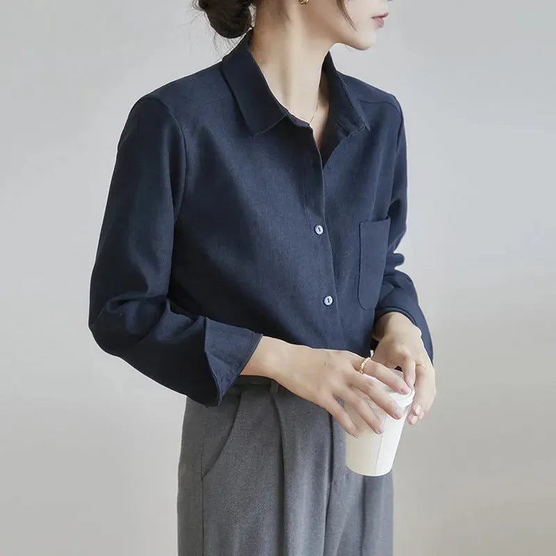 New Autumn And Winter Bandage Dress Shirt For Women - EX-STOCK CANADA