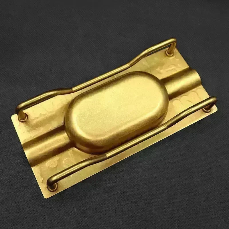 Metal Gold and Silver 2 slot Cigar Ashtray - EX-STOCK CANADA