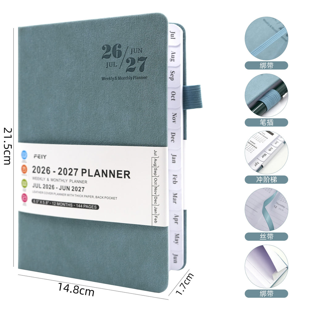 2026-2027 English Weekly Planner Notebook 