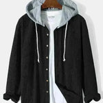 Men's Autumn And Button down Waffle Hoodie Cardigan - EX-STOCK CANADA