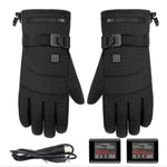 Winter Electric Heated Gloves Motorcycle Touch Screen Gloves EX-STOCK Canada 