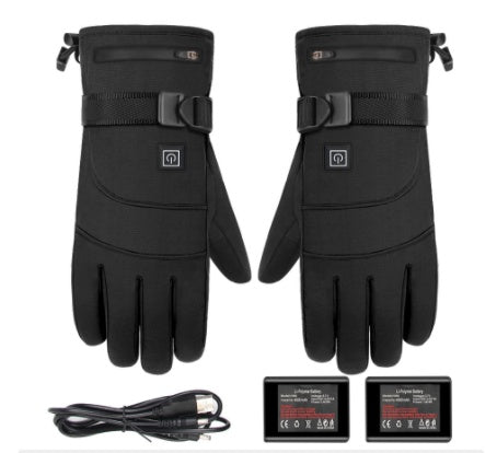 Winter Electric Heated Gloves Motorcycle Touch Screen Gloves EX-STOCK Canada 