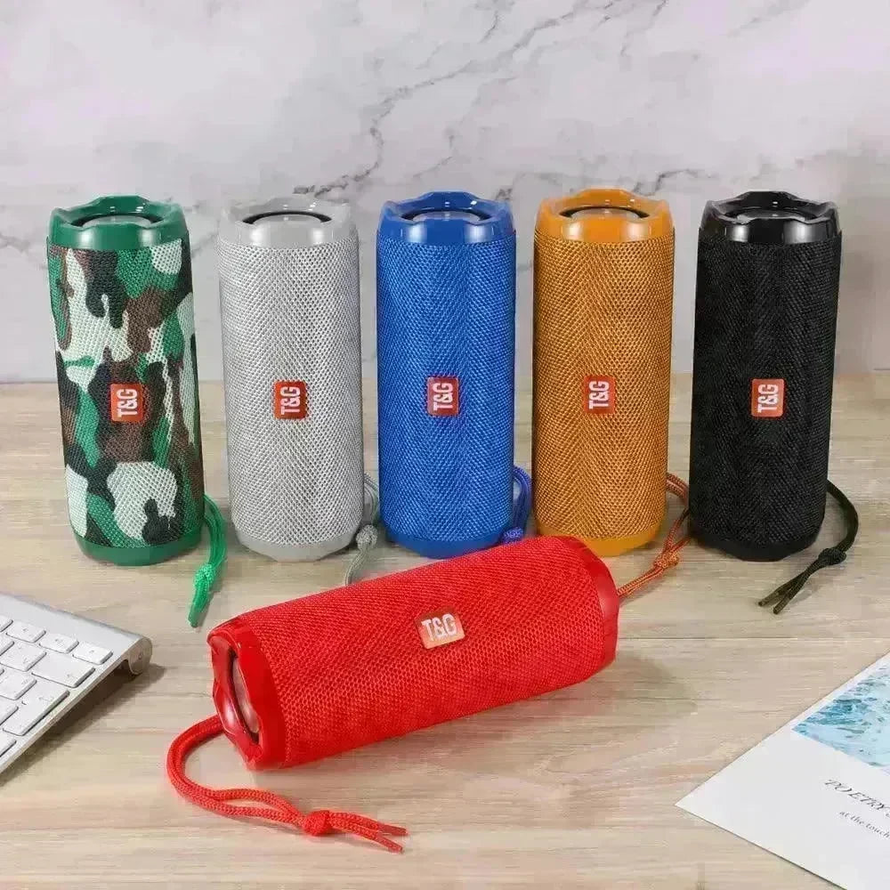 Fabric Portable Creative With Card Holder Wireless Bluetooth Speaker - EX-STOCK CANADA