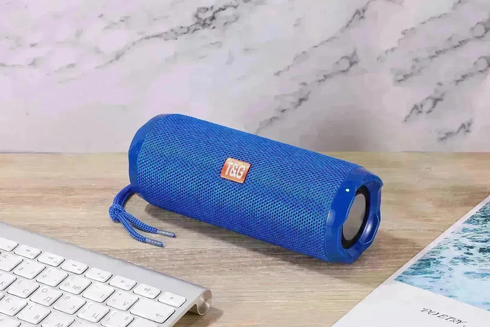 Fabric Portable Creative With Card Holder Wireless Bluetooth Speaker - EX-STOCK CANADA