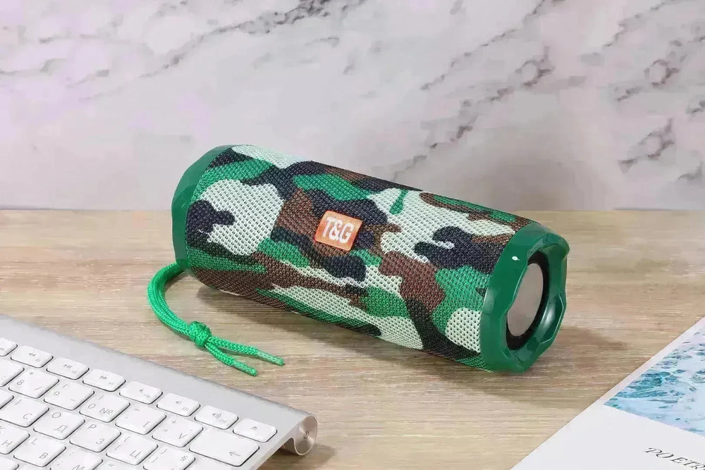 Fabric Portable Creative With Card Holder Wireless Bluetooth Speaker - EX-STOCK CANADA