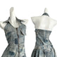 Waist-tight Halter Denim Dress Women's Distressed Retro Slimming Skirt - EX-STOCK CANADA